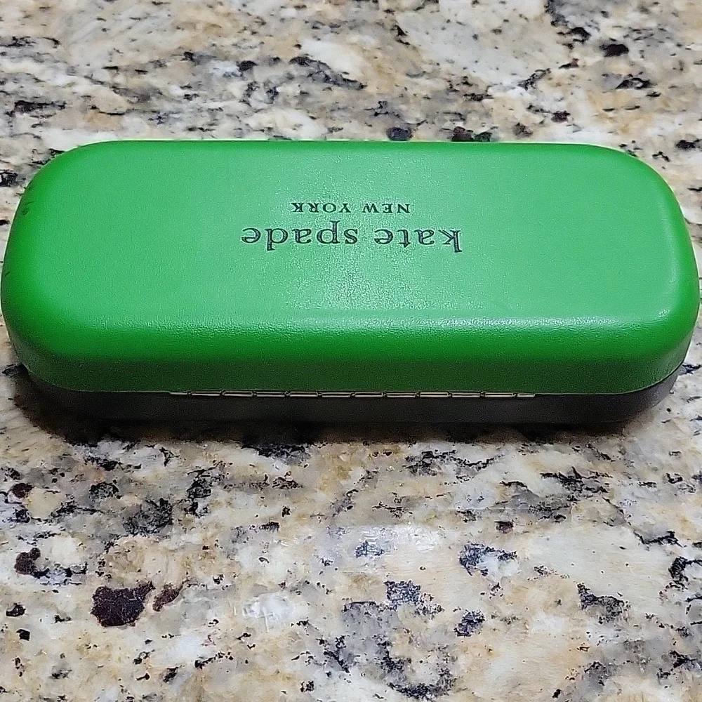 Kate Spade Green Eyeglass Case